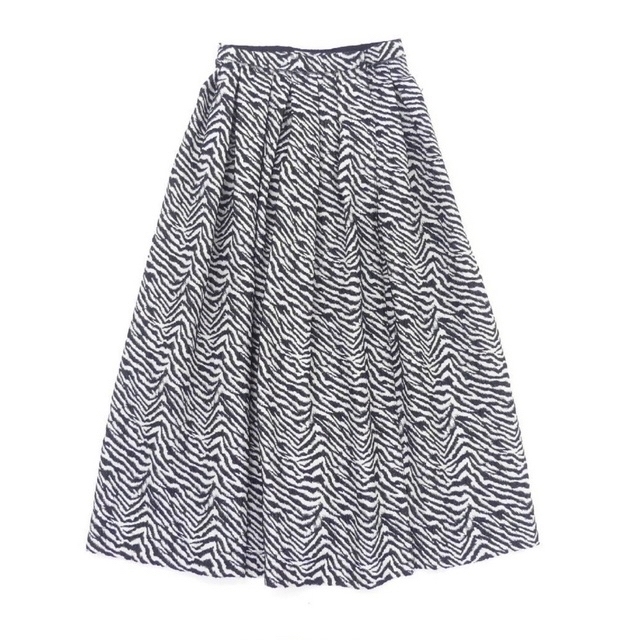 22AW BLAMINK ブラミンク ゼブラジャカードラップスカート moncor.com.mx