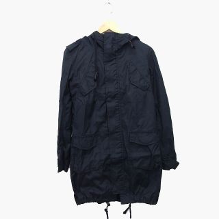 マウジー(moussy)のマウジー moussy フード コート ミドル丈 無地 シンプル フード紐 裾紐(その他)