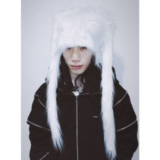 イクミ(IKUMI)のIKUMI long fur cap(キャップ)