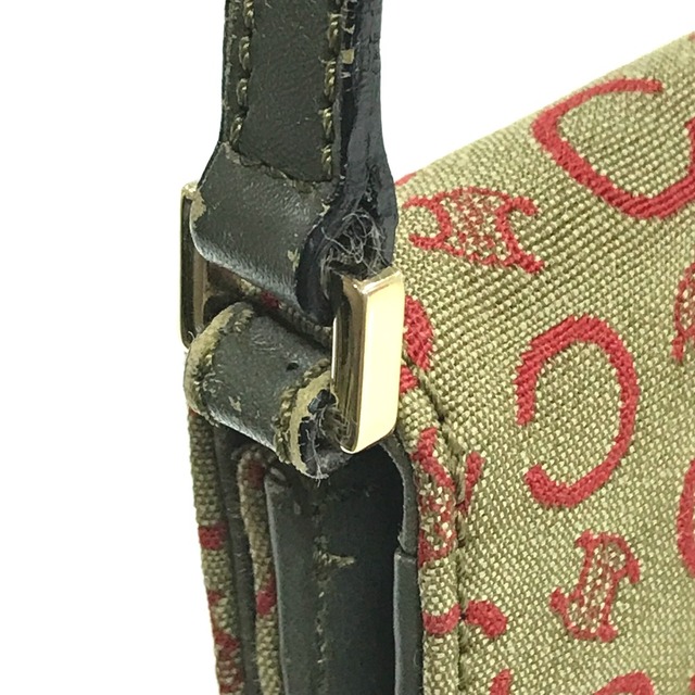 セリーヌ CELINE Cマカダム ミニハンドバッグ アクセサリーポーチ
