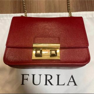 フルラ(Furla)のFURLA ☆ ショルダーバッグ ★正規品　赤(ショルダーバッグ)