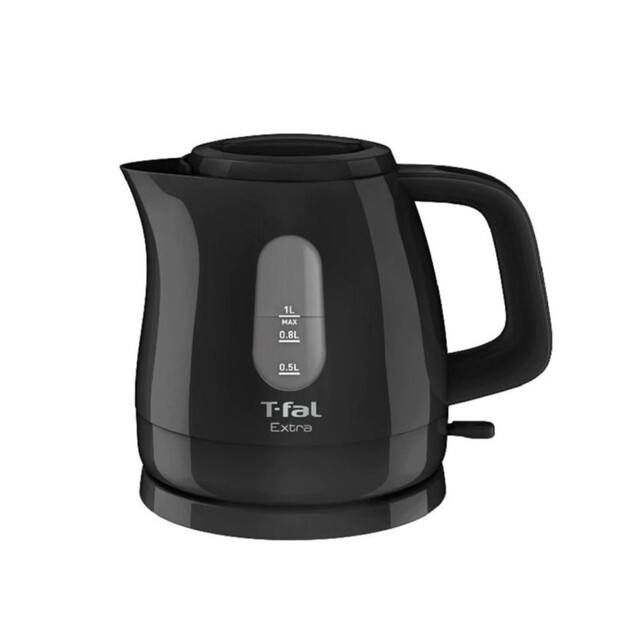 T-fal(ティファール)のティファール T-fal エクストラ 電気ケトル 1.0L ブラック スマホ/家電/カメラの調理家電(調理機器)の商品写真