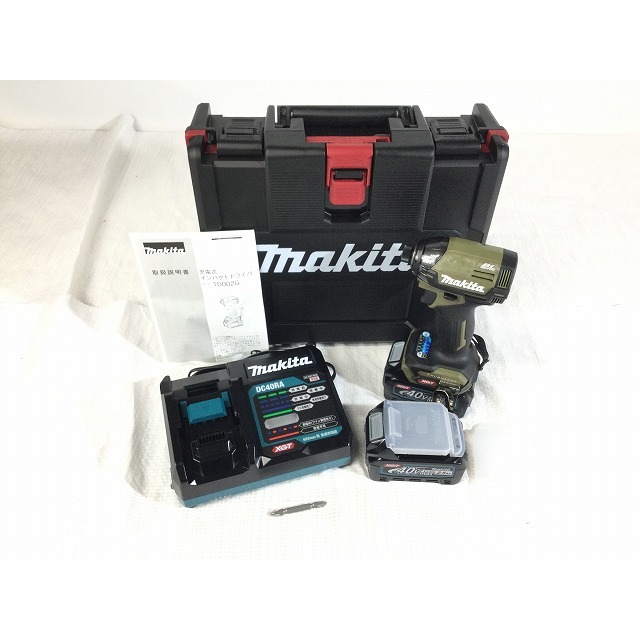 ☆未使用品☆makita マキタ 40Vmax 充電式インパクトドライバ