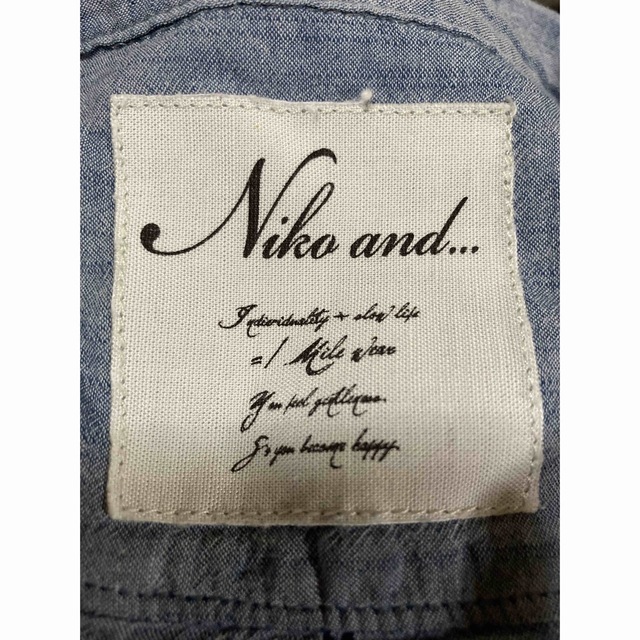 niko and...(ニコアンド)のニコアンド シャツ ブラウス M レディースのトップス(シャツ/ブラウス(長袖/七分))の商品写真