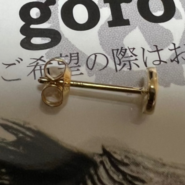 びやっとお】 ゴローズ goro's イーグルメタルピアス 18k 94zhD