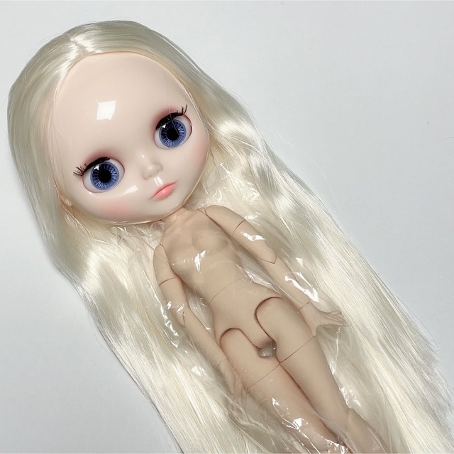 本体のみです カスタム 優しい プチブライス ブロンド ロングヘア blyth