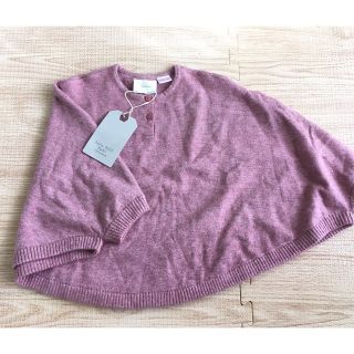 ザラキッズ(ZARA KIDS)のZARA baby ニット　トップス　くすみピンク　2-3y 95 100(ニット)