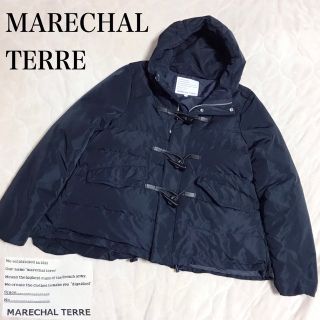 マルシャルテル(MARECHAL TERRE)の【美品】MARECHAL TERRE  マルシャルテル ダウンジャケット 黒(ダウンジャケット)