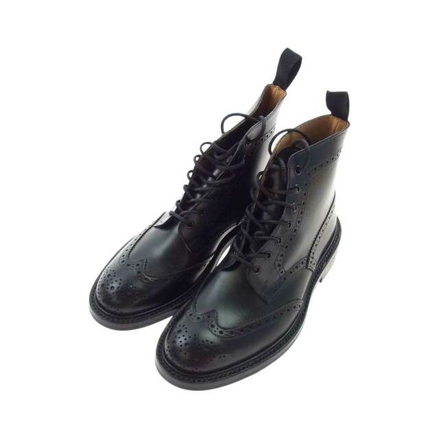 トリッカーズ STOW ウイングチップ 黒 7 | gulatilaw.com
