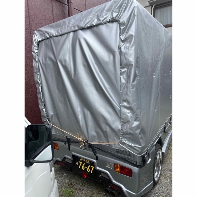 ダイハツ ハイゼット 幌 と 骨組み アコーディオン式 シルバー - 自動車 ダイハツ ハイゼット 幌 と 骨組み アコーディオン式 シルバー - 自動車
