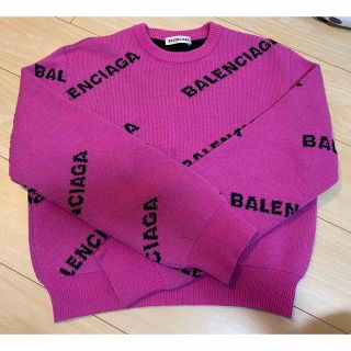 バレンシアガ(Balenciaga)のバレンシアガ　ロゴニット(ニット/セーター)