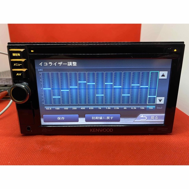 KENWOOD(ケンウッド)のKENWOOD 簡単操作　MDV-333 TV&DVD走行中視聴OK フルセット 自動車/バイクの自動車(カーナビ/カーテレビ)の商品写真