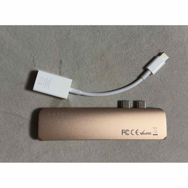 アダプタ2種/Apple USB-C - USB \u0026 タイプC-マルチハブ