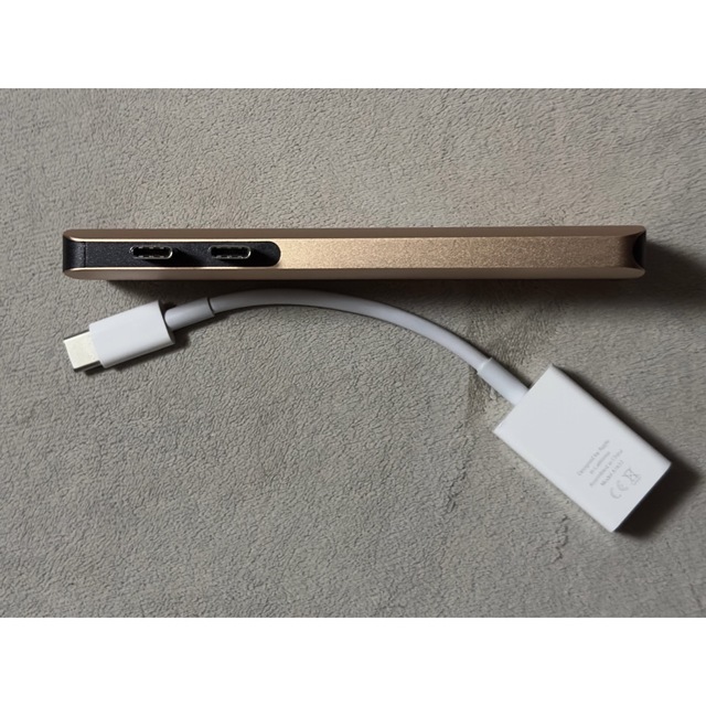 アダプタ2種/Apple USB-C - USB \u0026 タイプC-マルチハブ