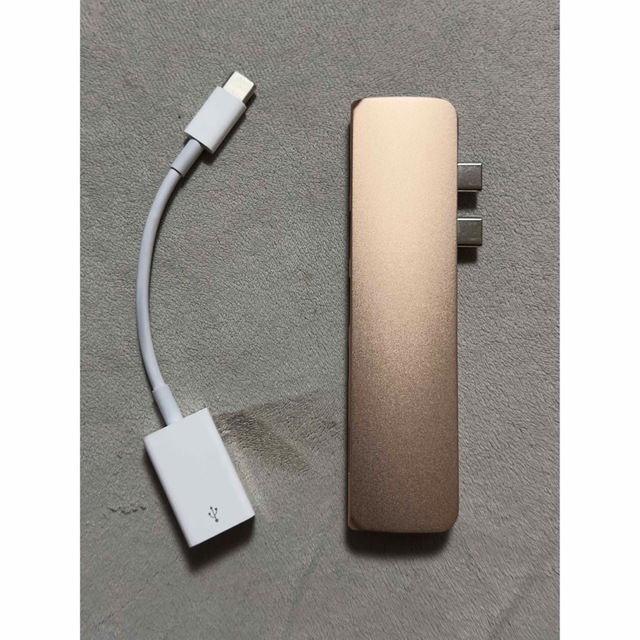 アダプタ2種/Apple USB-C - USB \u0026 タイプC-マルチハブ