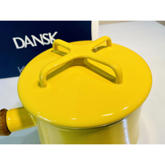 ☆新品DANSKミルクパン鍋(12cm) マスタードイエロー ☆新品DANSKミルクパン鍋(12cm) マスタードイエロー
