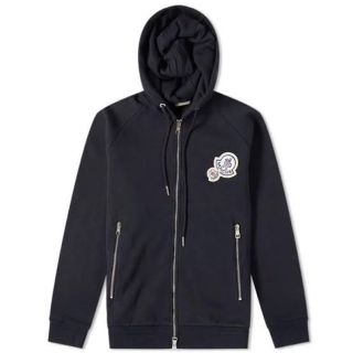 モンクレール(MONCLER)の新品商品タグ付き　モンクレール　ダブルワッペンジップパーカー(パーカー)