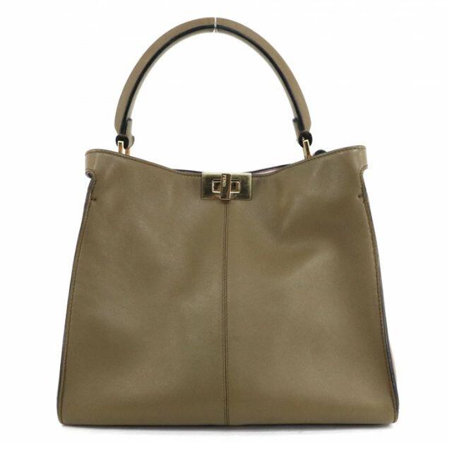 は自分にプチご褒美を フェンディ - FENDI ピーカブー ピンク ブラウン