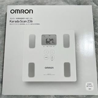オムロン(OMRON)のオムロン Karada Scan HBF-236-JW(体重計/体脂肪計)