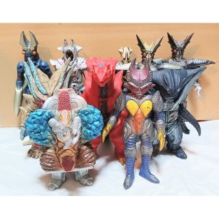 ウルトラマン ウルトラ怪獣 10体 まとめ ソフビ フィギュア セット 絶版-