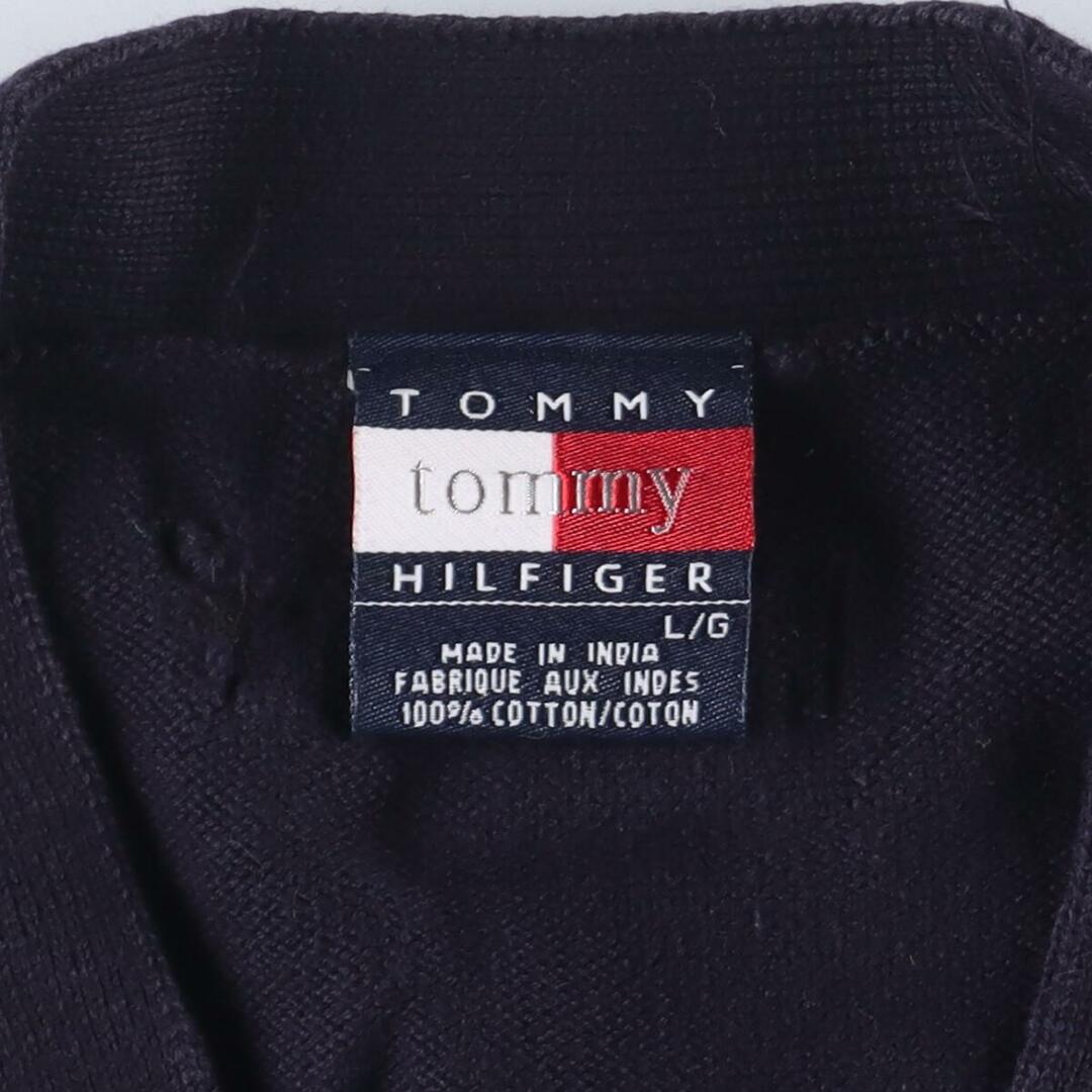 TOMMY HILFIGER(トミーヒルフィガー)の古着 トミーヒルフィガー TOMMY HILFIGER コットンニットカーディガン レディースXL /eaa303302 レディースのトップス(カーディガン)の商品写真