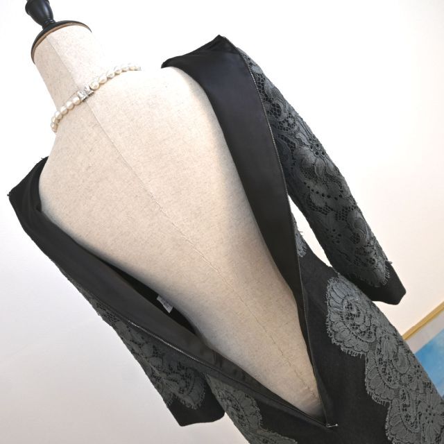 ★DOLCE&GABBANA★美品★ウールフランネル★レース★ワンピース