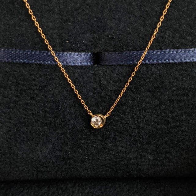 スタージュエリー ムーンセッティング 0.06ct ネックレス bpbd