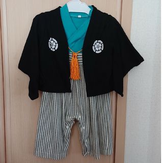 袴ロンパース 80cm お祝い着 お正月 初節句(和服/着物)