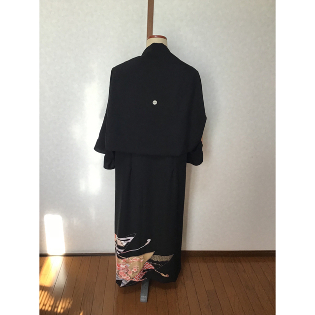 着物リメイク　留袖ドレス レディースのワンピース(ロングワンピース/マキシワンピース)の商品写真