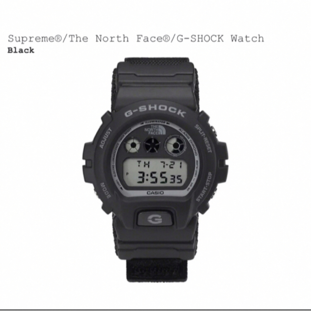 Supreme(シュプリーム)のSupreme The North Face G-SHOCK  Black メンズの時計(腕時計(デジタル))の商品写真