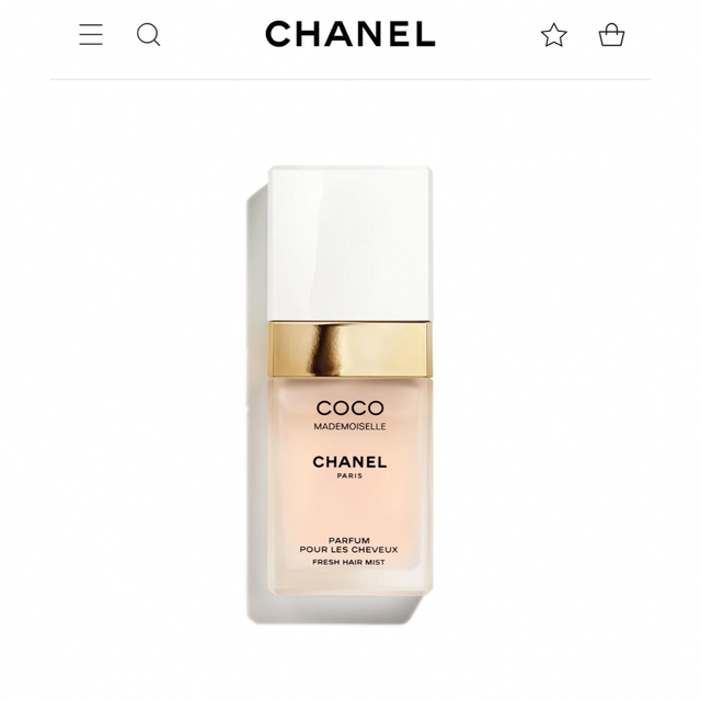 CHANEL(シャネル)の最終価格💸【CHANEL香水】ココ マドモアゼル フレッシュ ヘアミスト コスメ/美容の香水(香水(女性用))の商品写真