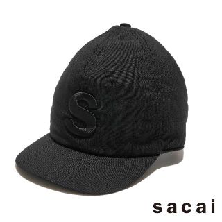 サカイ(sacai)の新品 sacai Sロゴ キャップ ブラック(キャップ)