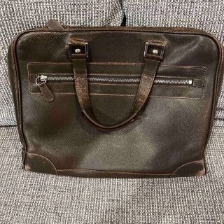 ルイヴィトン(LOUIS VUITTON)のルイヴィトン　茶色　タイガ イゴール ビジネスバッグ オールレザー グリズリ(ビジネスバッグ)