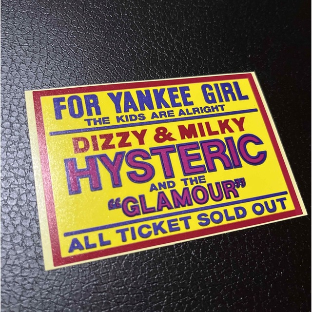 HYSTERIC GLAMOUR(ヒステリックグラマー)のHYSTERIC GLAMOUR Sticker  □hg38 メンズのファッション小物(その他)の商品写真