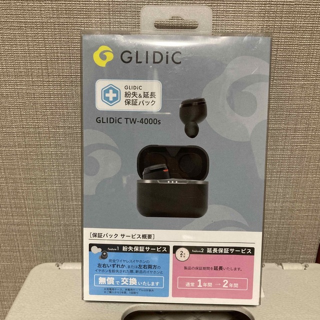 Softbank(ソフトバンク)のSB C&S GLIDiC TW-4000s 紛失・延長保証パック/ブラック スマホ/家電/カメラのオーディオ機器(ヘッドフォン/イヤフォン)の商品写真