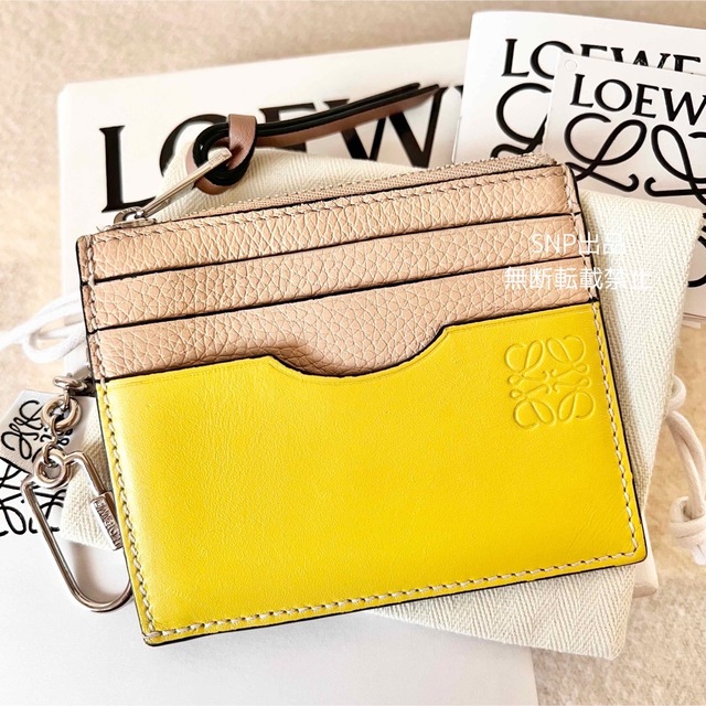 保証書付】 LOEWE - ロエベ 22年 スクエア コイン カードホルダー
