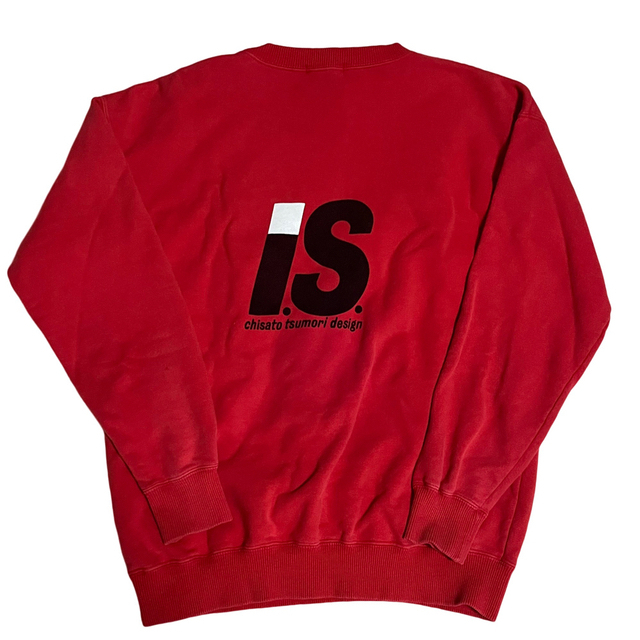 Issey Sport 80s i.s back print sweat - www.glycoala.com