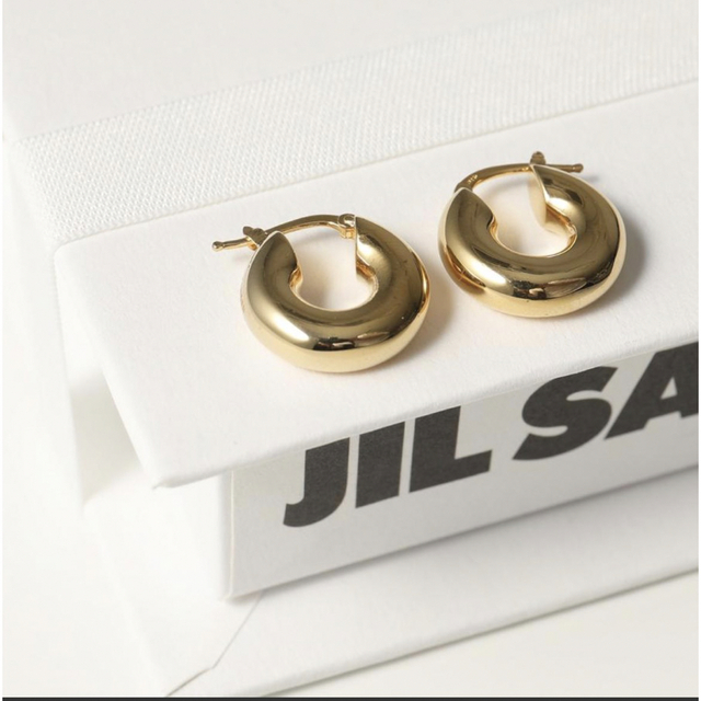 JIL SANDER ジルサンダー ゴールド　フープピアス