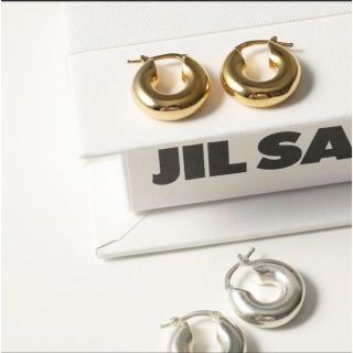 ジルサンダー(Jil Sander)のJIL SANDER ジルサンダー ゴールド　フープピアス(ピアス)