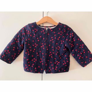 ベビーギャップ(babyGAP)の【送料込み】女の子ハート柄のアウター(80cmサイズ)(ジャケット/コート)