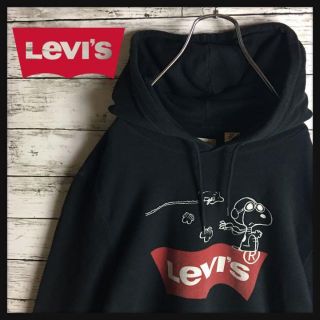 リーバイス(Levi's)の【スヌーピー】リーバイスPEANUTS☆ビッグサイズパーカーコラボ　薄手A117(パーカー)