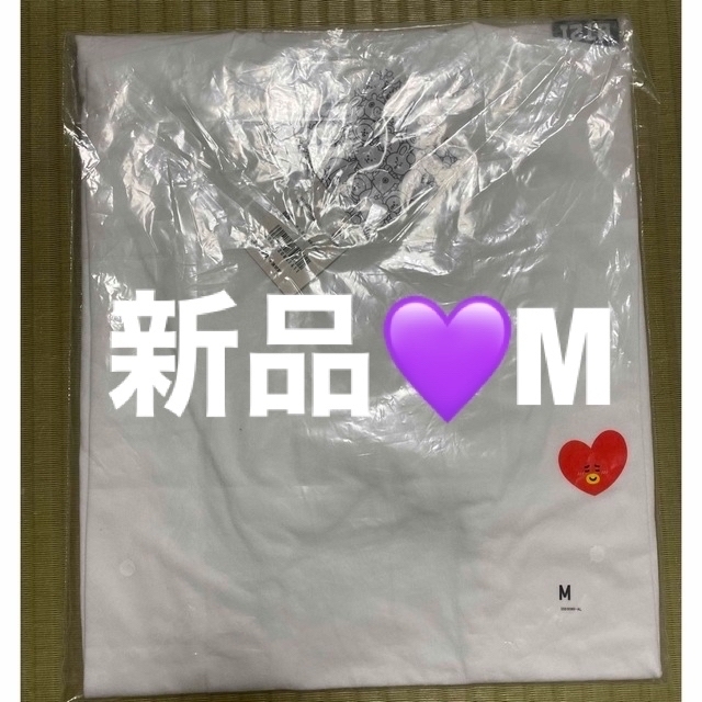 UNIQLO(ユニクロ)の新品💜BT21 Tシャツ💜TATA 2枚セット レディースのトップス(Tシャツ(半袖/袖なし))の商品写真