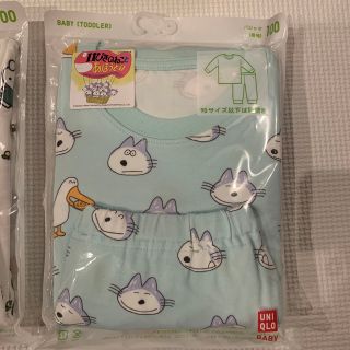 ユニクロ(UNIQLO)のユニクロ　パジャマ　11匹のねこ　長袖　100(パジャマ)