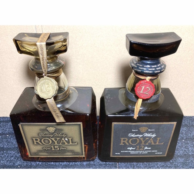 未開栓 ウイスキー サントリー SUNTORY ROYAL15年 12年