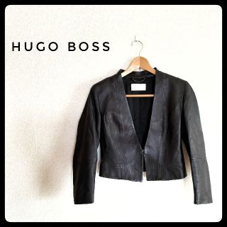 【HUGO BOSS】ヒューゴボス ノーカラージャケット 未使用