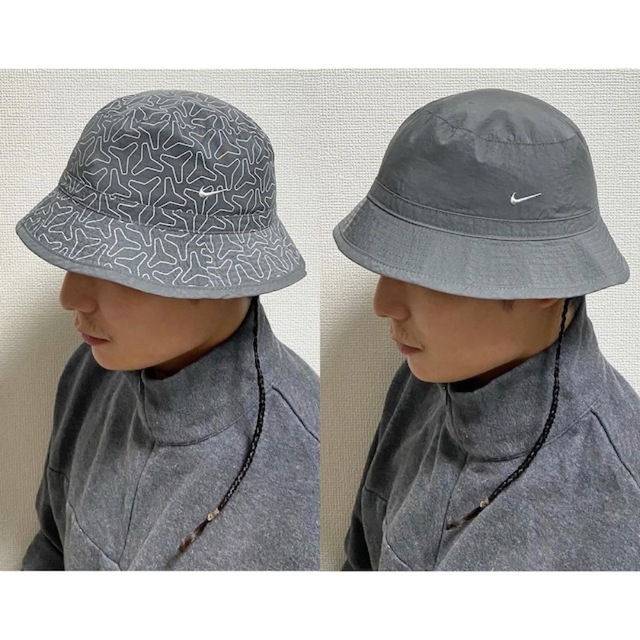 珍品 Y2K vintage 00s nike リバーシブル バケットハット