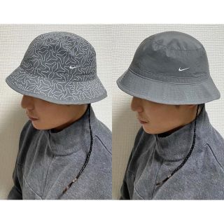 希少 リバーシブル Y2K vintage 00s nike バケットハット-