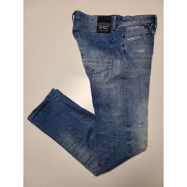 みつデンハムW32【美品】デンハム　RAZOR 　MADE IN ITALY DENIM　W32