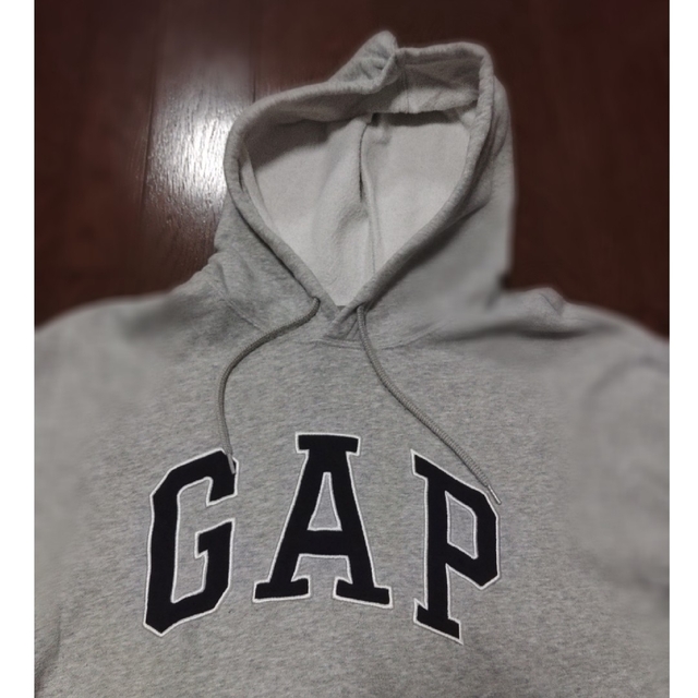 GAP オールドギャップ パーカー L グレー 白タグ 旧タグ - パーカー