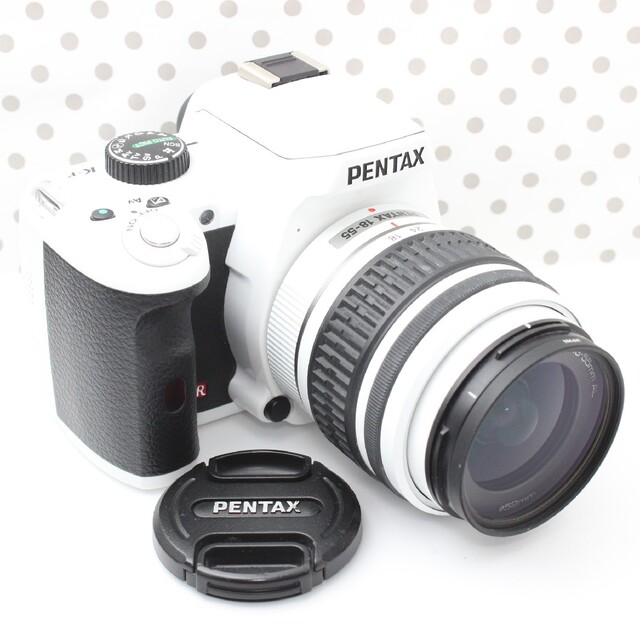 ❤WiFi SDカード付き❤ ペンタックス K-r 一眼レフカメラ ホワイト | フリマアプリ ラクマ